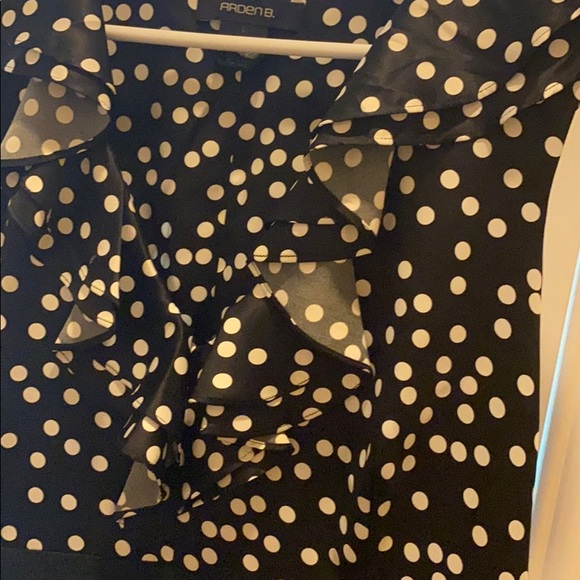 Black polka dot dress - Picture 2 of 4